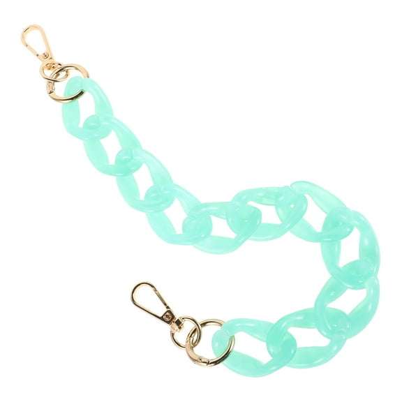 Soimiss 1Pack Bag Strap Chain Green Acrylic Replacement for Women Every Day Use