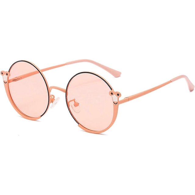 Kids Sunglasses Shades Fashion Sun Glasses UV400 Protection Metal Snail Kids Glasses For Girls Boys Age 5-16