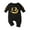 Black, variant on Odeerbi Baby Girls Boys Clothes Baby Rompers Newborn Infant Keep Warm 2025 Long Sleeve Romper Jumpsuit