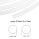 thumbnail image 2 of Uxcell 1/4"ID x 3/8"OD Tubo PE Translúcido Flexible de Agua Blanco, 10 Pies, 2 of 7
