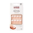 thumbnail image 2 of KISS Salon Acrylic French Manicure Set, Style â€œRumor Millâ€, Nail Kit Includes Pink Gel Nail Glue (Net Wt. 2 g / 0.07oz.), Mini Nail File, Manicure Stick, and 28 Fake Nails, 2 of 3