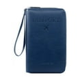 thumbnail image 1 of Travel Wallet RFID Blocking Passport Holder Function Zipper Organizer For Daily Commute Business Slim Card Document Pouch Mens Zip Wallet Lanyard Wallets Key Ring Wallet Western Wallets for Women, 1 of 4