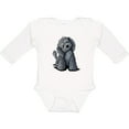 thumbnail image 3 of Inktastic Curious Black Doodle Boys or Girls Long Sleeve Baby Bodysuit, 3 of 5
