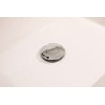 Keeney K82075 Push Button Bathroom Sink Drain With Overflow, Chrome