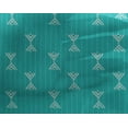 thumbnail image 4 of oneOone Georgette Viscose Fabric Stripe & Arrow Block Printed Fabric 1 Yard 42 Inch Wide, 4 of 4