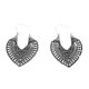 thumbnail image 3 of Women Retro Bohemian Alloy Hollow Out Hearts Earrings Jewelry Antique Silver----Antique Silver--Product code 60568 Antique Silver, 3 of 5