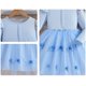 thumbnail image 4 of Vestido de cuello redondo y manga larga para niñas Vestido de cuello redondo y manga larga para niñas Falda de malla elegante Vestido de princesa elegante para niñas pequeñas Vestido de poliéster para, 4 of 4