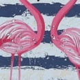 thumbnail image 5 of Autua Flamingos Patterns Kitsch Washable Shower Curtain Set with Hooks 60"x72, 5 of 7