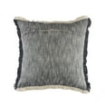 thumbnail image 6 of Laddha Home Designs Hand Woven Solid Square Throw Pillow - 20" - Blue and Beige - Set of 2, 6 of 8