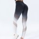 thumbnail image 4 of MKLEKYY Conjunto deportivo para mujer, pantalones de yoga largos ajustados con degradado, pantalones de fitness de cintura alta sin marcas para mujer, 4 of 4