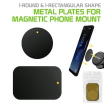 Replacement Round Metal Plate for Magnetic Phone Holders (Round Metal Plate Only)