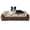 Brown, variant on U by Bedsure Support Max Orthopedic Dog Bed for Extra Large Dogs - Extra Thick Foam XL Pet Couch Sofa with Bolster Sides, Waterproof Washable Sherpa Cover, Grey, 42"