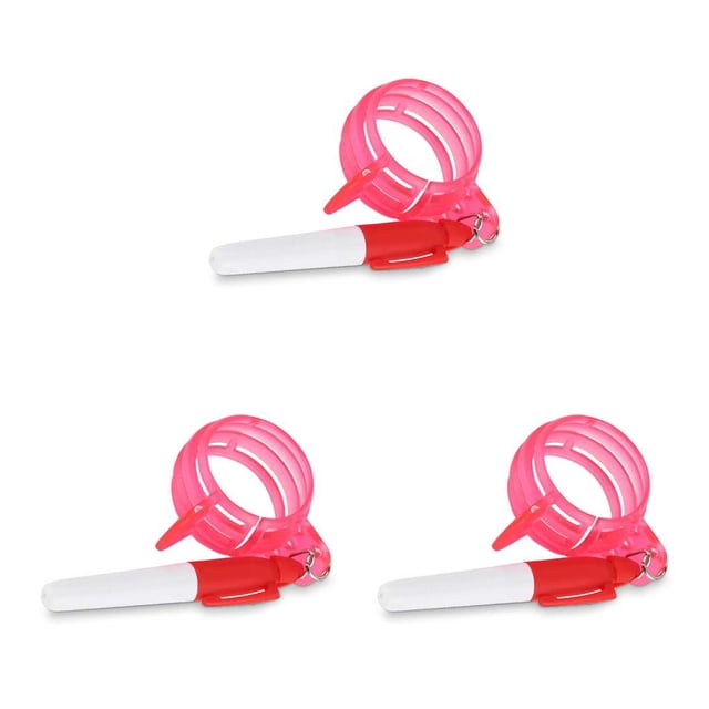 tredstone Golf Ball Line Marker Tool Three-way Exquisite Stylish Waterproof No Fading Quick Drying Durable Golf Alignment Kit Pink 3Set