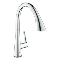Grohe Zedra 30205002 Single-Handle Pull Down Kitchen Faucet Triple Spray 1.75 GPM with Touch Technology in Grohe Chrome