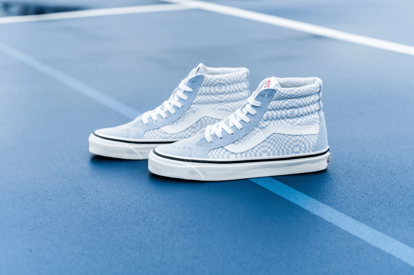 vans blue and light blue