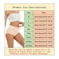 thumbnail image 2 of adviicd Women's Panties 3x Lingerie for Plus Size Women Cotton Plain High Waist Tummy Shapewear Underwear 3Pc (Multicolor,XL), 2 of 4