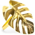 thumbnail image 4 of Leaf Napkin Rings Holders Fall Party Napkin Rings for Christmas Thanksgiving Parties, Wedding Adornment, Table Decoration Accessories, 4 of 6