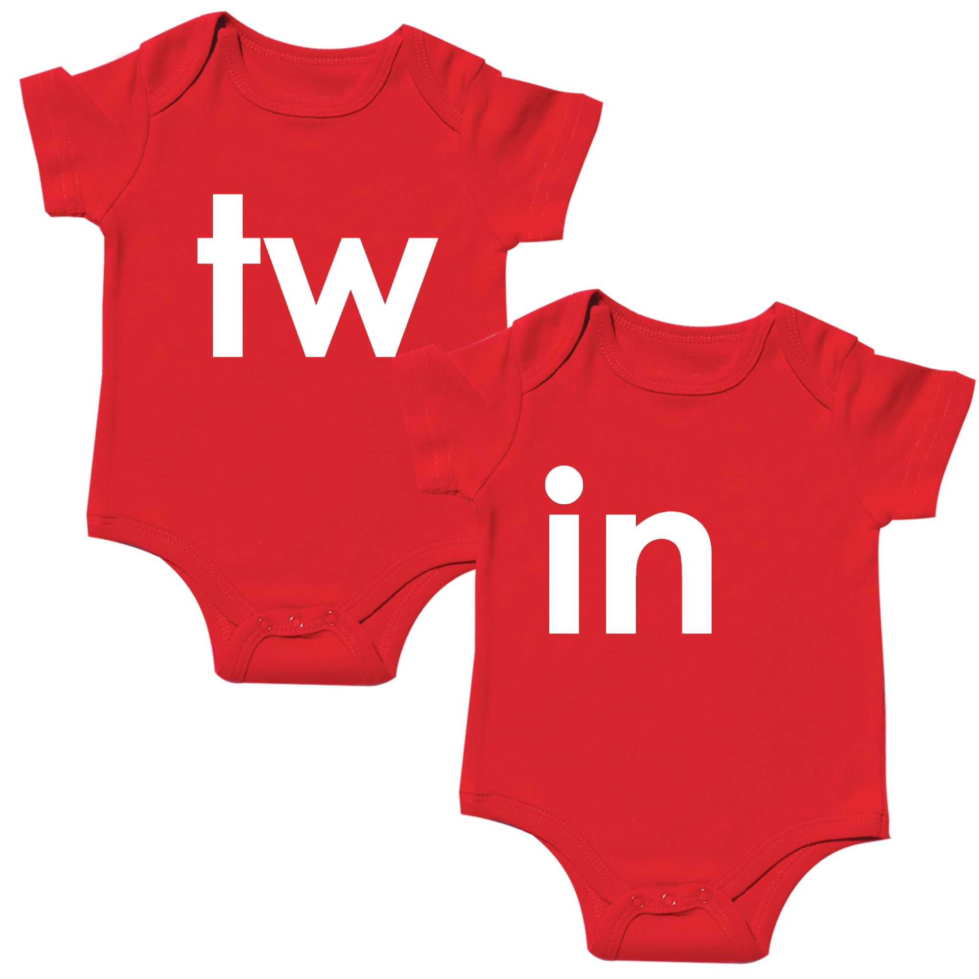 Nursery Decals and More Cute Boys Twin Outfits, Includes 2 Bodysuits, 0