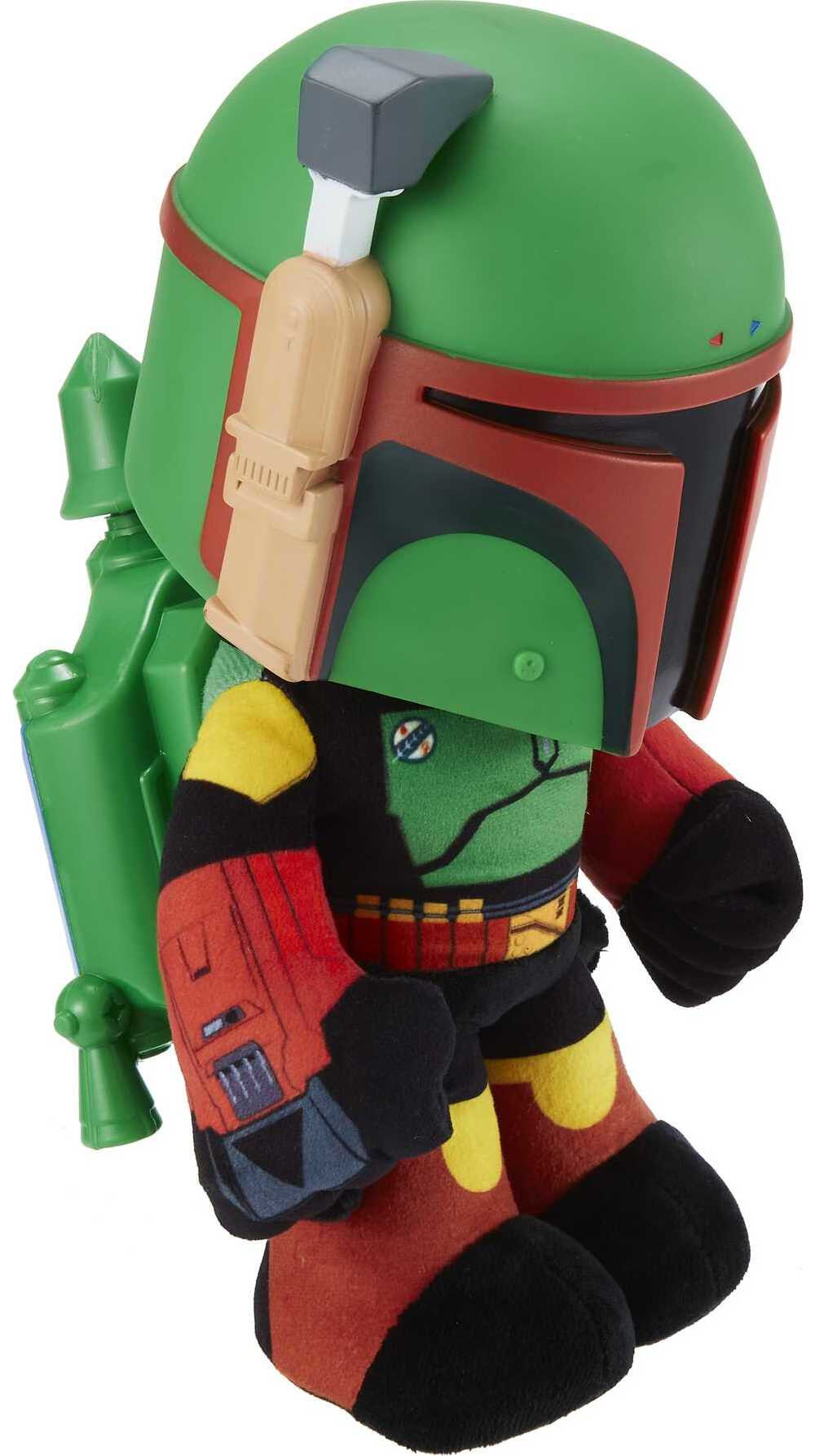 Star Wars Boba Fett Voice Cloner 12" Feature Plush with Air-Powered Soft Rocket Launcher - image 5 of 6