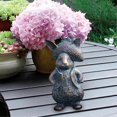 thumbnail image 3 of Outdoor Animal Statues Funny Animal Statue Garden Ornaments Small Animal Figurines Hedgehog, 3 of 5