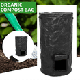 thumbnail image 5 of Collapsible Garden Yard Compost Bag with Lid Fertilizer Waste Sacks Composter 34 Gallon Ferment Manure Waste Collector, 5 of 5
