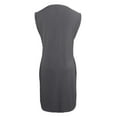 thumbnail image 5 of Jamsmile Womens Tshirts Sleeveless Dress Summer Round Neck Dress With Side Slits Pocket Summer Loose Fit Plain Mini Dress, 5 of 5