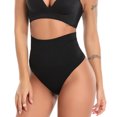 thumbnail image 2 of SHAPEVIVA Women High Waist Sexy Thong Panties Shapewear Tummy Control Cincher Girdle Slimmer Body Shaper Underwear, 2 of 7