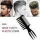 thumbnail image 1 of Peine de pelo de aceite Vintage para hombre peine de horquilla de dientes anchos Retro peine de barba para el pelo trasero, 1 of 7