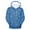 Blue, variant on Lilgiuy Men's Casual Christmas Sweater Fleece Digital Printing Hooded Sweatershirt