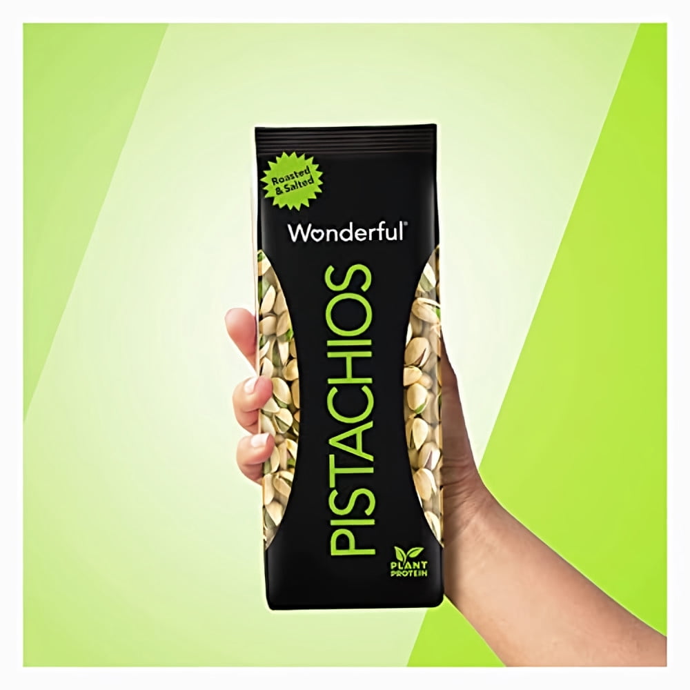 Wonderful Roasted and Salted Pistachios (Pack of 16)