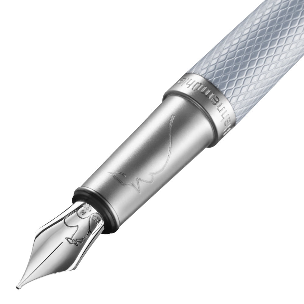 Hahnemuhle, FineNotes Luxury Writing Instruments, Slim Edition, Ice Blue, Fountain Pen, M (18305018)