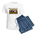 thumbnail image 5 of CafePress - Nmtl Where U Gonna Sit? Women's Light Pajamas - Women's Short Sleeve Print T-Shirt and Pants Light Cotton Pajama Set, 5 of 7
