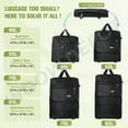 thumbnail image 3 of WOOW DEPOT 30in Expandable Suitcase Bag 3 Layer Foldable Rolling Wheeled Luggage Handbag Large for Home Storage Travel Business Moving, 3 of 9