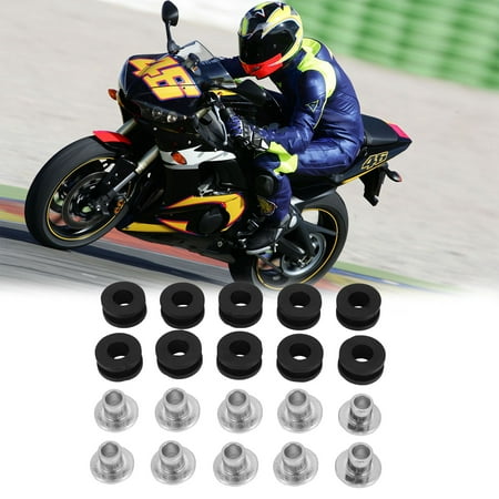

Rubber Grommet For 10pcs Motorcycle Rubber Grommets For For For For Fairings