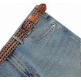 thumbnail image 3 of Braided leather belts for men, men\'s belts for jeans 1 3/8", casual and dress men\'s belts brown woven belt, 3 of 5