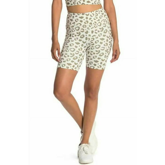 new X BY GOTTEX LAB women shorts legging inter-luxe XGT-4406S leopard sz XS $62