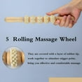 thumbnail image 3 of XIRQI Handheld Massage Roller Stick for Sore Muscle,Wood Therapy Massage Tools for Body,Wooden Roller for Deep Tissue,Massager for Legs/Thighs/Butt, 3 of 5