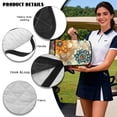 thumbnail image 6 of Uorisanigo Golf Cart Seat Covers with 4 Front Pockets Universal Boho Mandala Flowers Golf Cart Seat Towel Blanket for 2-Person Seats for EZGO Yamaha Club Car Seat Protector, Non-Slip, 6 of 7