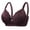 Coffee, variant on Womens Adjustable Breathable D-Cup Bra - Wireless Design, Nylon Fabric, Sexy Lace Detailing, for Full-Busted Comfort and Support