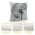 thumbnail image 4 of Orinice Dandelion Graphic Decorative Cotton Linen Throw Pillow Cover for Home Couch Living Room Bed Sofa 20x20in, 4 of 5