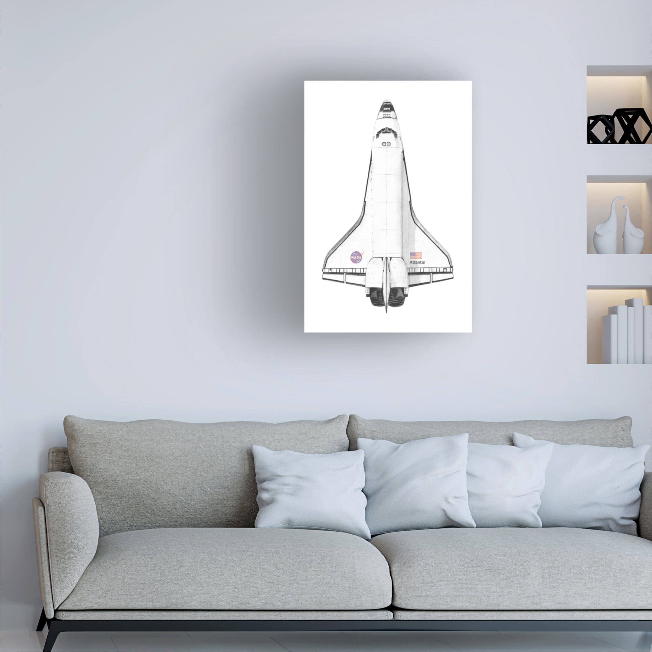 Trademark Fine Art Florent Bodart Atlantis Canvas Wall Art