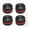 Black, Dark Red, variant on Uxcell 4Pcs Aluminium Potentiometer Knobs, Volume Audio Control Knobs White, Silver