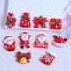 thumbnail image 3 of 10 Uds. Nuevo Mini Kawaii serie navideña muñeco de nieve resina parte posterior plana álbum de recortes joyería Diy accesorios de horquilla decorar artesanía, 3 of 4