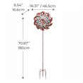 thumbnail image 5 of Teamson Home Outdoor Solar Kinetic Windmill Spinner, Copper, 5 of 5