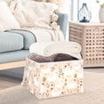 thumbnail image 3 of Yayeee Collapsible Storage Bin with Lid Fabric Closet Decorative Basket with Handles, Cartoon Goose Pattern, 3 of 7