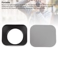 thumbnail image 4 of Camera Lens Hood, Square Metal Anti Glare Hood w Flash Compatibility, Aluminum Alloy Scratch Protection Precise Fit, 4 of 7