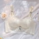 thumbnail image 1 of Conjunto de sujetador ajustable sin aros para mujer, con push-up y pecho pequeño, con escote engrosado y antiflacidez, 1 of 5