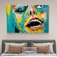 thumbnail image 4 of Abstract Art Modern Decorative Painting Face Framed Canvas Poster Bedroom Decor Sports Landscape Office Room Decor Gift,Frame-style,24x36inch(60x90cm), 4 of 8