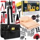 thumbnail image 1 of Juego de herramientas para niños MALUVRIAN, juguetes STEM con bolsa de herramientas real, 1 of 9