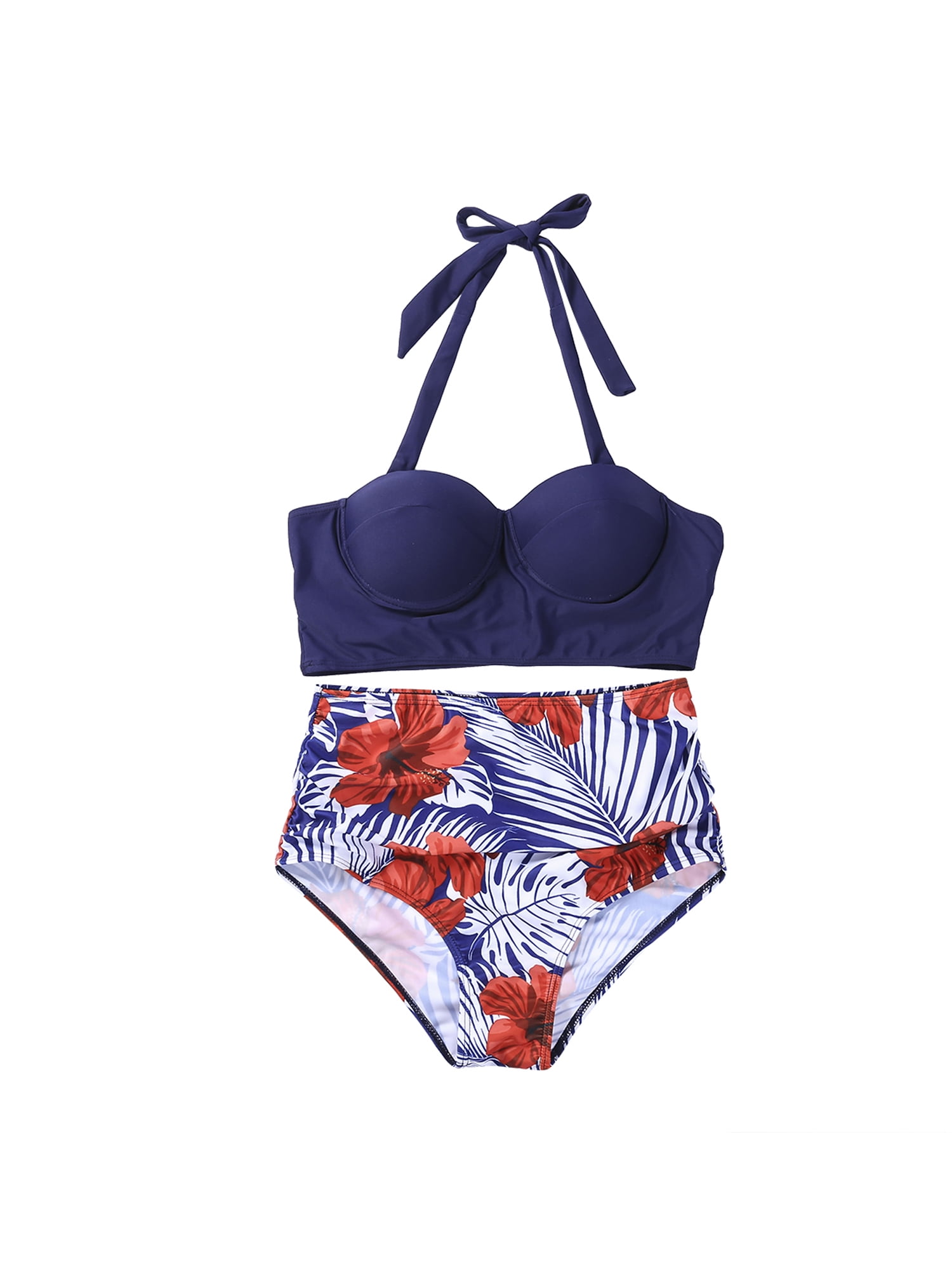 Diconna Summer Ladies Sunflower Printing Swimsuit Bikini Adults ...